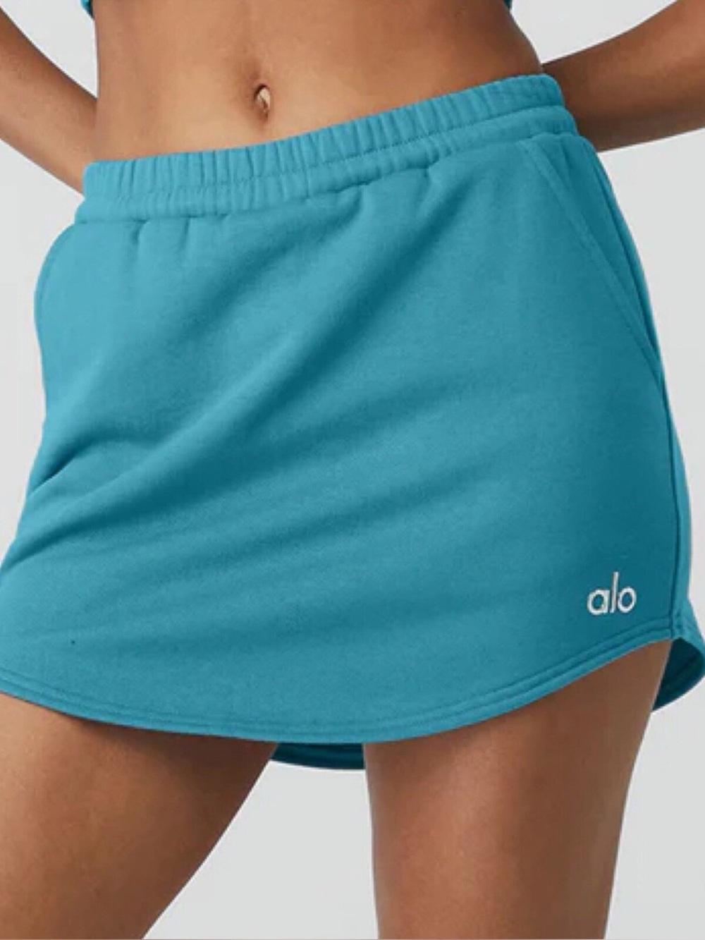 Alo Yoga High-Waist Accolade Skirt Blue Splash